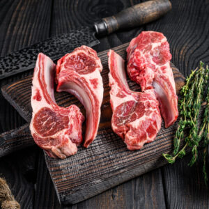 Halal lamb cutlets