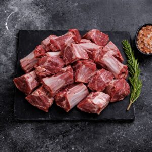 Halal goat curry pieces bone in mixed cuts